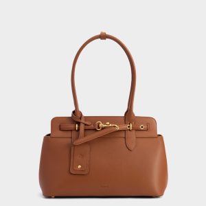 Túi Tote Da Thật Đai Móc Katie Size 34